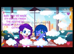 Size: 719x525 | Tagged: safe, editor:u66589, imported from twibooru, screencap, rarity, sunny starscout, equestria girls, 4+, anime, arts and crafts, barely eqg related, barely legal, cartoon, fanon, for kids only, g5, image, kids game, link in description, needs more jpeg, smiling at you