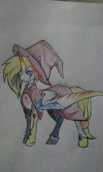 Size: 384x640 | Tagged: safe, artist:mimoki, imported from derpibooru, oc, oc only, oc:kionagdl, alicorn, solo, traditional art