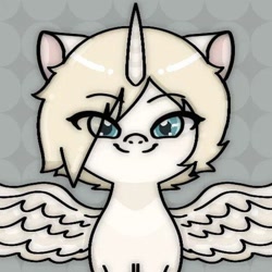 Size: 640x640 | Tagged: safe, artist:nyanko, imported from derpibooru, oc, oc only, oc:kionagdl, alicorn, solo