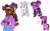 Size: 1920x1200 | Tagged: safe, artist:jully-park, imported from derpibooru, oc, oc only, oc:connie connor, human, pony, unicorn, braid, dark skin, digital art, ear piercing, female, humanized, piercing, simple background, solo, white background