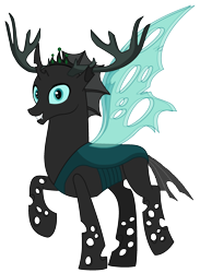 Size: 1831x2504 | Tagged: safe, imported from derpibooru, thorax, changedling, changeling, dark changedling, king thorax, simple background, solo, transparent background