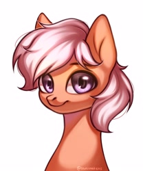 Size: 2500x3000 | Tagged: safe, artist:02vxmp, artist:minchyseok, imported from derpibooru, oc, oc only, pony, bust, commission, male, portrait, simple background, solo, white background