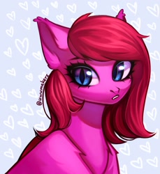 Size: 2293x2500 | Tagged: safe, artist:02vxmp, artist:minchyseok, imported from derpibooru, oc, oc only, pony, commission, female, slit pupils, solo