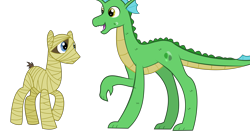 Size: 9936x5352 | Tagged: safe, artist:mr100dragon100, imported from derpibooru, alligator, male, mummy, simple background, swamp pony, transparent background