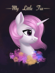 Size: 2203x2937 | Tagged: safe, artist:rily, imported from derpibooru, princess celestia, alicorn, pony, female, looking at each other, looking at someone, pink-mane celestia, simple background, smiling, smiling at each other, solo, young celestia