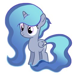 Size: 960x960 | Tagged: safe, artist:motownwarrior01, derpibooru exclusive, imported from derpibooru, oc, oc only, oc:princess stella everglow, alicorn, pony, base used, cute, female, filly, flowing mane, flowing tail, foal, horn, magical lesbian spawn, offspring, parent:princess celestia, parent:princess luna, parents:princest, product of incest, simple background, solo, tail, transparent background, wings