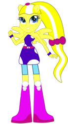 Size: 609x1104 | Tagged: safe, artist:ajosterio, equestria girls, boots, fall formal outfits, high heel boots, shoes, solo