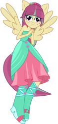 Size: 560x1196 | Tagged: safe, artist:ajosterio, sour sweet, equestria girls, boots, fall formal outfits, high heel boots, shoes, solo