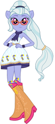 Size: 577x1290 | Tagged: safe, artist:ajosterio, sugarcoat, equestria girls, boots, fall formal outfits, high heel boots, shoes, solo