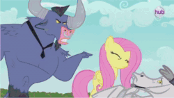Size: 854x480 | Tagged: safe, artist:drwolf001, imported from derpibooru, screencap, angel bunny, apple bloom, applejack, bon bon, cranky doodle donkey, discord, fluttershy, gilda, iron will, pinkie pie, princess celestia, princess luna, rainbow dash, rarity, scootaloo, spike, sweetie belle, sweetie drops, twilight sparkle, bear, bird, blue jay, chicken, draconequus, earth pony, goat, mouse, opossum, pegasus, pony, rabbit, squirrel, unicorn, keep calm and flutter on, putting your hoof down, season 2, season 3, the return of harmony, 2013, absurd file size, all new, analysis, animal, animated, apple, armor, artifact, ball of violence, balloon, book, brony history, clothes, cloudsdale, confetti, crown, cutie mark crusaders, diamond, discord lamp, discorded, dress, element of generosity, element of honesty, element of kindness, element of laughter, element of loyalty, element of magic, elements of harmony, eye, eyes, female, filly, filly fluttershy, flower, fluttershy's cottage, foal, food, football helmet, glowing, glowing horn, goggles, grass, hat, helmet, horn, hub logo, hypno eyes, jewelry, kaa eyes, logo, male, mane six, mare, mind control, necktie, nose piercing, nose ring, nostalgia, picnic blanket, piercing, ponyville, puddle, rainbow dash fanclub, regalia, rock, royal guard, slideshow, sound, statue discord, suit, sun, sunglasses, sweat, text, the hub, video, voice over, voiceover, wall of tags, webm, windmill, wonderbolts, younger, youtube, youtube link, youtube video