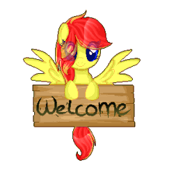 Size: 300x300 | Tagged: safe, artist:angellightyt, imported from derpibooru, oc, oc only, pegasus, pony, animated, base used, female, hair over one eye, mare, pegasus oc, simple background, smiling, solo, spread wings, transparent background, wings