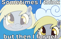Size: 1080x693 | Tagged: safe, artist:talimingi, imported from derpibooru, derpy hooves, pegasus, pony, cute, derpabetes, female, mare, meme, ponified meme, smiling, solo, text