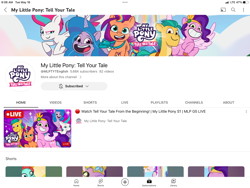 Size: 2160x1620 | Tagged: safe, imported from derpibooru, screencap, hitch trailblazer, izzy moonbow, pipp petals, sunny starscout, zipp storm, alicorn, earth pony, pegasus, pony, unicorn, spoiler:g5, spoiler:my little pony: tell your tale, spoiler:tyts01e27, spoiler:tyts01e30, spoiler:tyts01e41, spoiler:tyts01e45, a day in the life, all that jazz, female, for kids, g5, ipad, jazz hooves, male, mare, my little pony: tell your tale, nightmare night party, official, ponykind parade-emonium, race swap, stallion, sunnycorn, thumbnail, youtube channel, youtube link