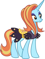 Size: 3382x4420 | Tagged: safe, artist:starryshineviolet, imported from derpibooru, sassy saddles, pony, unicorn, forever filly, clothes, dress, eyeshadow, female, high res, makeup, mare, saddle, simple background, solo, tack, transparent background, vector