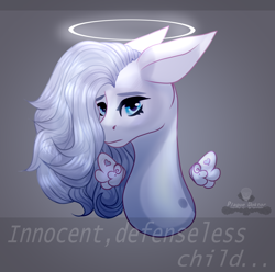 Size: 3028x3000 | Tagged: safe, artist:hell-fire13, imported from derpibooru, oc, oc only, pegasus, pony, bust, eyelashes, female, floating wings, halo, mare, pegasus oc, solo, wings