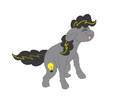 Size: 735x566 | Tagged: safe, artist:euspuche, imported from derpibooru, oc, oc only, oc:bug-zapper, earth pony, pony, animated, commission, dance till you die dog, gif, simple background, solo, transparent background, your character here