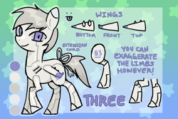 Size: 6000x4000 | Tagged: safe, artist:anonymous, oc, oc only, oc:three, original species, plane pony, pony, looking at you, plane, reference sheet, solo