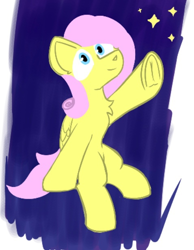 Size: 478x615 | Tagged: safe, artist:cotarsis, imported from derpibooru, fluttershy, pegasus, pony, aggie.io, sketch, solo
