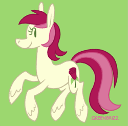 Size: 779x768 | Tagged: safe, artist:greengrizz, imported from derpibooru, roseluck, earth pony, pony, solo