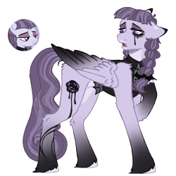 Size: 1000x1000 | Tagged: safe, artist:kazmuun, imported from derpibooru, inky rose, pegasus, pony, concave belly, gradient hooves, pale belly, simple background, slim, solo, thin, transparent background