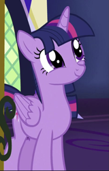 Size: 463x725 | Tagged: safe, imported from derpibooru, screencap, twilight sparkle, alicorn, pony, between dark and dawn, cropped, cute, female, happy, mare, smiling, solo, twiabetes, twilight sparkle (alicorn)