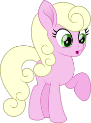 Size: 3133x4237 | Tagged: safe, artist:thatusualguy06, imported from derpibooru, millie, earth pony, pony, my little pony: the movie, .svg available, :o, female, high res, mare, open mouth, raised hoof, simple background, solo, svg, transparent background, vector