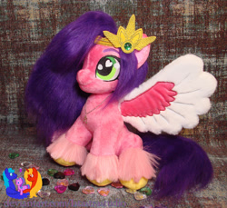 Size: 2516x2304 | Tagged: safe, artist:1stastrastudio, imported from derpibooru, pipp petals, pegasus, pony, g5, irl, photo, plushie, solo