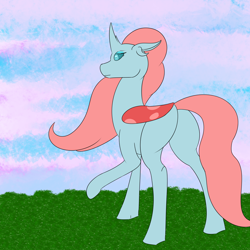 Size: 1600x1600 | Tagged: safe, artist:saintgryphonii, imported from derpibooru, ocellus, changeling, butt, female, mare, ocellass, older, older ocellus, plot, solo