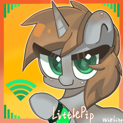Size: 2048x2048 | Tagged: safe, artist:weiling, imported from derpibooru, oc, oc only, oc:littlepip, pony, unicorn, fallout equestria, cute, solo