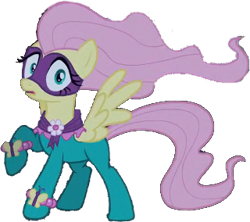 Size: 320x284 | Tagged: safe, artist:pascalmulokozi2, edit, edited screencap, imported from derpibooru, screencap, fluttershy, saddle rager, pegasus, pony, power ponies (episode), background removed, female, looking at you, mare, not a vector, power ponies, simple background, solo, transparent background