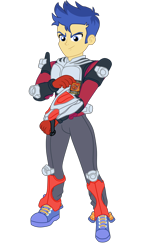 Size: 1900x3283 | Tagged: safe, artist:gmaplay, imported from derpibooru, flash sentry, human, equestria girls, kamen rider, kamen rider ryuki, simple background, solo, transparent background