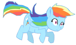 Size: 1280x764 | Tagged: safe, artist:benpictures1, imported from ponybooru, rainbow dash, pegasus, pony, my little pony: the movie, cute, dashabetes, female, inkscape, mare, simple background, solo, transparent background, vector