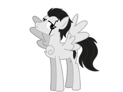 Size: 2160x1620 | Tagged: safe, artist:revenge.cats, imported from derpibooru, pegasus, pony, chest fluff, chris cerulli, eyelashes, makeup, motionless in white, ponified, show accurate, simple background, solo, transparent background