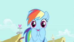 Size: 1920x1080 | Tagged: safe, imported from derpibooru, screencap, rainbow dash, pegasus, pony, a bird in the hoof, animated, faic, rainbow dash is best facemaker, solo, webm
