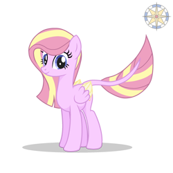 Size: 2000x2000 | Tagged: safe, artist:r4hucksake, imported from derpibooru, pegasus, pony, augmented, augmented tail, colored wings, female, mare, simple background, solo, tail, transparent background, two toned wings, wings