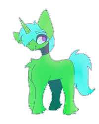 Size: 1000x1250 | Tagged: artist needed, safe, imported from derpibooru, oc, oc:green byte, pony, unicorn, male, simple background, solo, stallion, transparent background