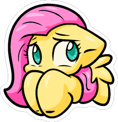 Size: 651x671 | Tagged: safe, artist:zutcha, imported from derpibooru, fluttershy, pegasus, pony, bust, cute, female, floppy ears, mare, shyabetes, simple background, solo, transparent background, weapons-grade cute