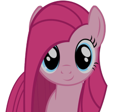 Size: 667x588 | Tagged: safe, artist:retroponybro, imported from derpibooru, pinkie pie, earth pony, pony, cute, female, long mane, looking at you, mare, pinkamena diane pie, simple background, smiling, solo, transparent background, vector, when she smiles