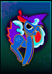 Size: 1366x1935 | Tagged: safe, artist:kooraburra, imported from derpibooru, trixie, pony, unicorn, abstract, g4, solo