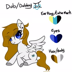 Size: 2048x2048 | Tagged: safe, artist:dub_doodles, imported from derpibooru, oc, oc only, oc:dub, pony, female, heart, heart eyes, reference sheet, simple background, solo, white background, wingding eyes