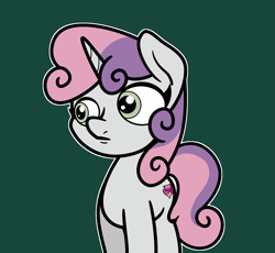 Size: 2048x1882 | Tagged: safe, artist:ewoudcponies, imported from derpibooru, sweetie belle, pony, unicorn, female, green background, simple background, solo