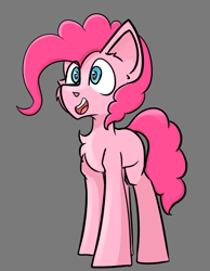 Size: 674x867 | Tagged: safe, artist:cotarsis, imported from derpibooru, pinkie pie, earth pony, pony, colored sketch, sketch, solo