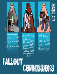 Size: 3000x3921 | Tagged: safe, artist:cozzie, imported from derpibooru, advertisement, commission info, fallout, fallout 4