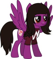 Size: 1050x1168 | Tagged: safe, artist:lightningbolt, derpibooru exclusive, imported from derpibooru, pegasus, pony, .svg available, clothes, colored pupils, lidded eyes, male, movie accurate, nose piercing, pierce the veil, piercing, ponified, shirt, simple background, solo, spread wings, stallion, standing, svg, t-shirt, transparent background, vector, vic fuentes, wings
