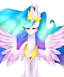 Size: 5000x6000 | Tagged: safe, artist:mynameislele, imported from derpibooru, princess celestia, alicorn, pony, absurd resolution, eye clipping through hair, simple background, solo, spread wings, transparent background, wings