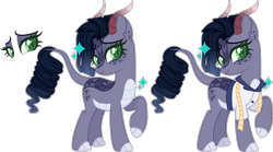 Size: 4427x2462 | Tagged: safe, artist:nathy2001, imported from derpibooru, oc, oc only, oc:diamond plum, dracony, hybrid, back scales, base used, clothes, female, flank scales, horns, interspecies offspring, measuring tape, offspring, parent:rarity, parent:spike, parents:sparity, raised hoof, shirt, simple background, smiling, solo, trans female, transgender, transparent background, turned head