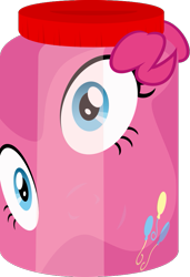 Size: 623x912 | Tagged: safe, artist:sollace, derpibooru exclusive, imported from derpibooru, pinkie pie, .svg available, cutie mark, jar, object, simple background, svg, transparent background, vector