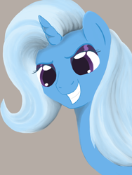 Size: 3120x4160 | Tagged: safe, artist:riskypony, imported from derpibooru, trixie, unicorn, bust, eyeshadow, horn, makeup