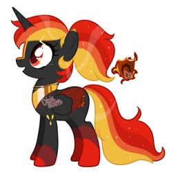 Size: 2000x2038 | Tagged: safe, artist:dixieadopts, imported from derpibooru, oc, oc only, oc:legendary fire, alicorn, pony, alicorn oc, colored wings, female, horn, mare, simple background, solo, transparent background, two toned wings, wings