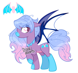 Size: 2000x1875 | Tagged: safe, artist:dixieadopts, imported from derpibooru, oc, oc only, oc:poison fly, bat pony, pony, female, mare, simple background, solo, transparent background